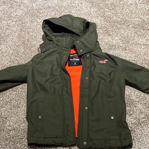 Hollister Army Green Winter Jacket